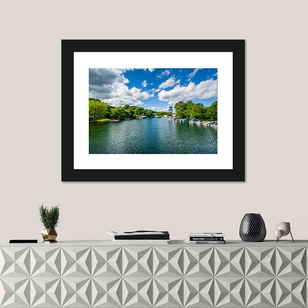 The Winnipesaukee River Panoramic Canvas Wall Art-1 Piece-36" x 12"-Tiaracle