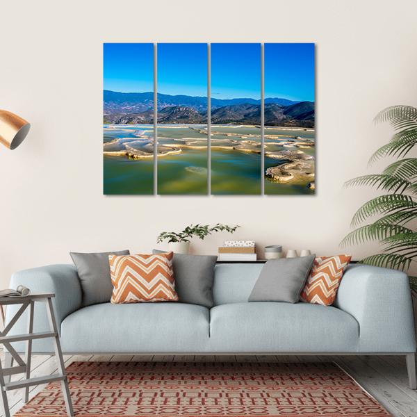 Thermal Spring In Central Valleys Of Oaxaca Canvas Wall Art-4 Horizontal-Gallery Wrap-34" x 24"-Tiaracle