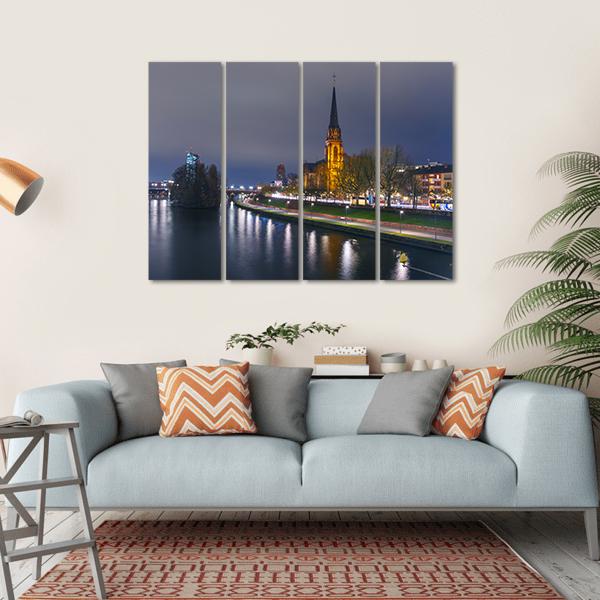 Three Wise Men Church Canvas Wall Art-4 Horizontal-Gallery Wrap-34" x 24"-Tiaracle