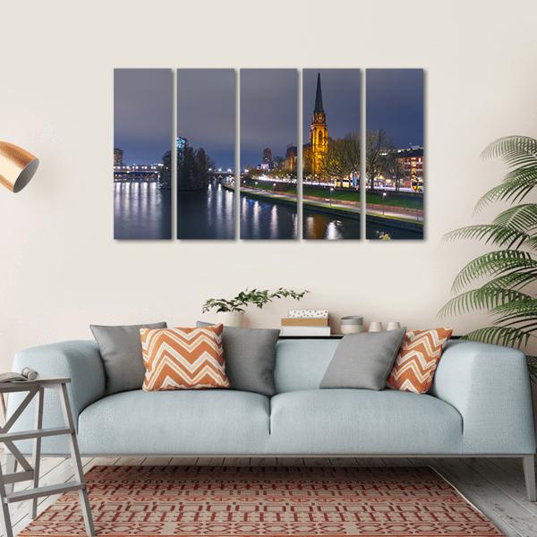Three Wise Men Church Canvas Wall Art-5 Horizontal-Gallery Wrap-22" x 12"-Tiaracle