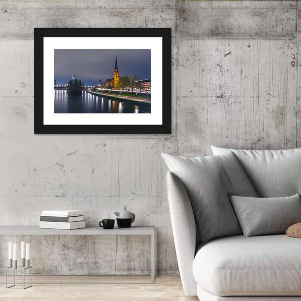 Three Wise Men Church Canvas Wall Art-3 Horizontal-Gallery Wrap-25" x 16"-Tiaracle