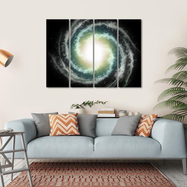 Nebula In Sky Canvas Wall Art-4 Horizontal-Gallery Wrap-34" x 24"-Tiaracle