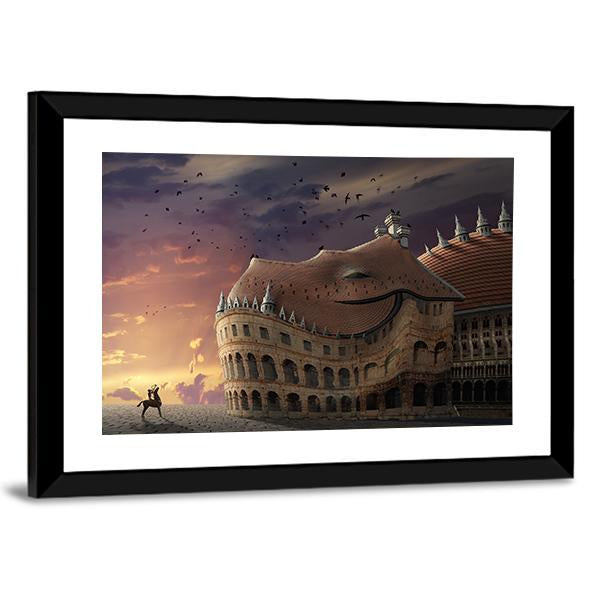 To Wake Up A Dragon Canvas Wall Art-5 Horizontal-Gallery Wrap-22" x 12"-Tiaracle