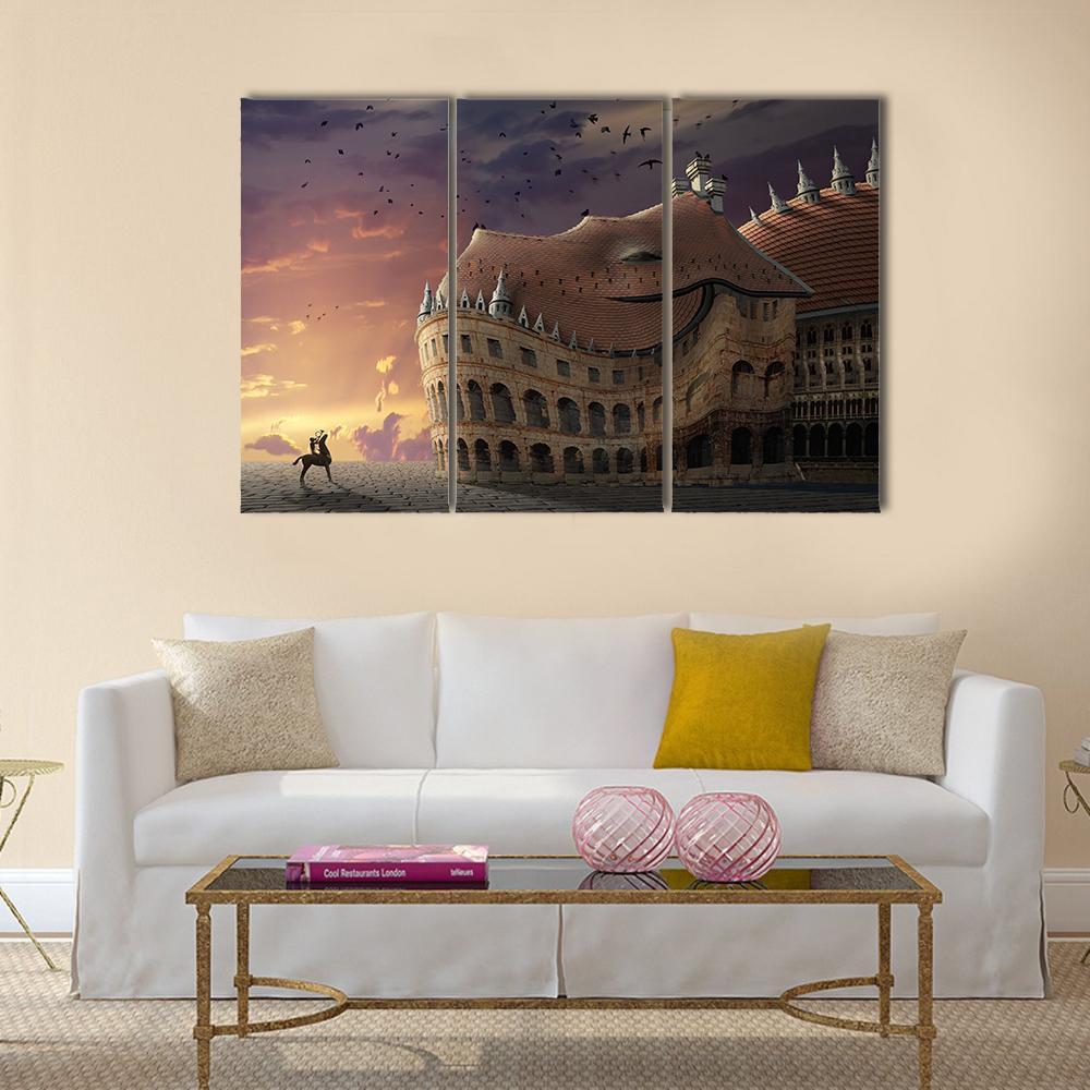 To Wake Up A Dragon Canvas Wall Art-3 Horizontal-Gallery Wrap-37" x 24"-Tiaracle