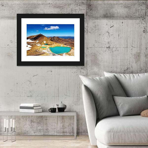 Tongariro National Park Panoramic Canvas Wall Art-1 Piece-36" x 12"-Tiaracle