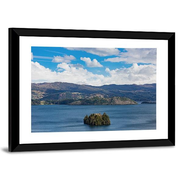 Tota Lake In Boyaca Canvas Wall Art-3 Horizontal-Gallery Wrap-25" x 16"-Tiaracle