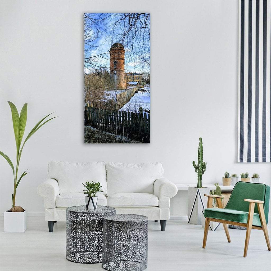 Tourism Tower In Germany Vertical Canvas Wall Art-1 Vertical-Gallery Wrap-12" x 24"-Tiaracle
