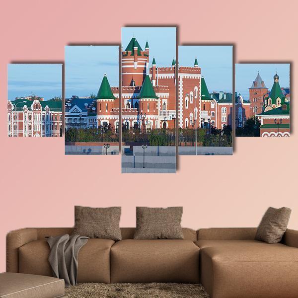 Yoshkar-Ola Russia Canvas Wall Art-5 Star-Gallery Wrap-62" x 32"-Tiaracle