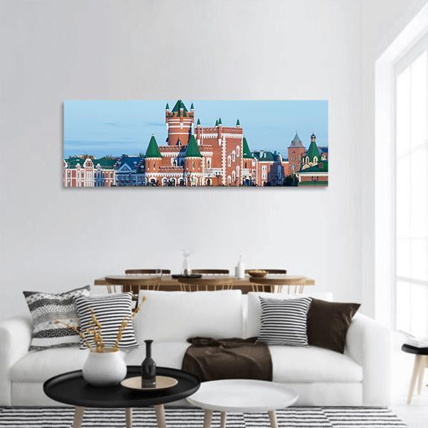 Yoshkar-Ola Russia Panoramic Canvas Wall Art-1 Piece-36" x 12"-Tiaracle