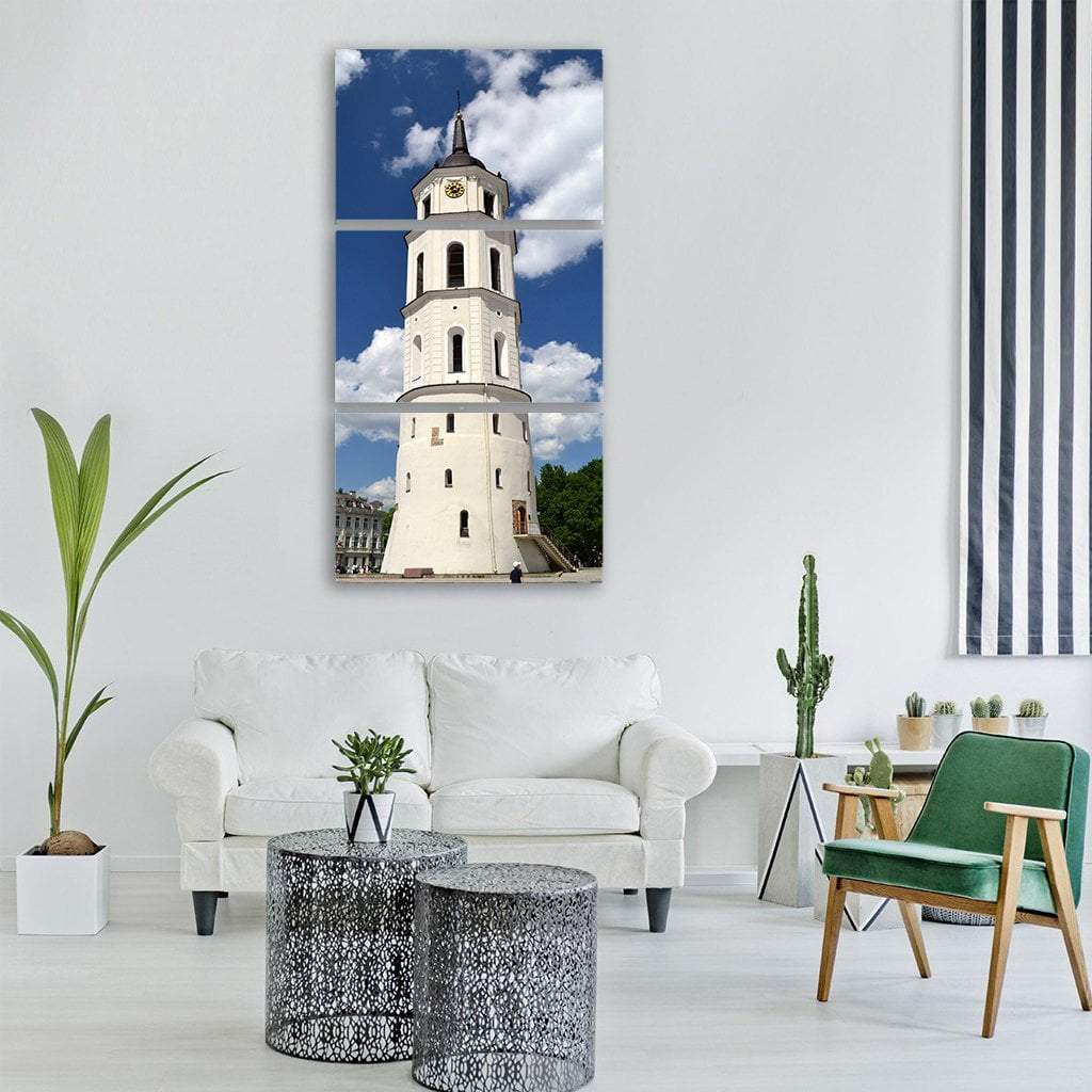 Tower Monument Architecture Vertical Canvas Wall Art-3 Vertical-Gallery Wrap-12" x 25"-Tiaracle