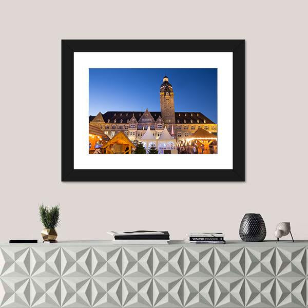 Town Hall Remscheid In Germany Canvas Wall Art-3 Horizontal-Gallery Wrap-25" x 16"-Tiaracle