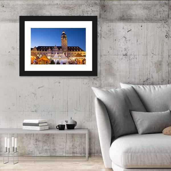 Town Hall Remscheid In Germany Canvas Wall Art-3 Horizontal-Gallery Wrap-25" x 16"-Tiaracle