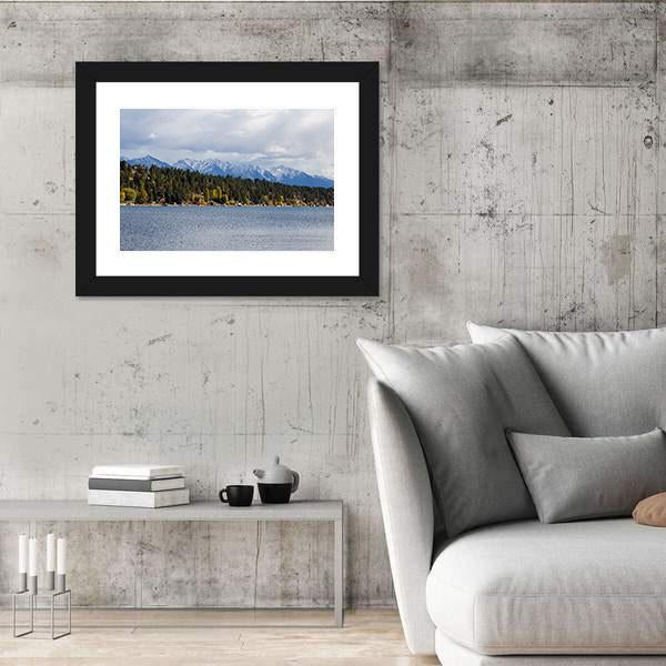 Town Of Invermere Canvas Wall Art-3 Horizontal-Gallery Wrap-25" x 16"-Tiaracle