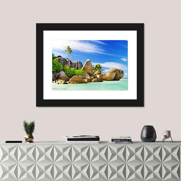 Tropical Paradise Islands Panoramic Canvas Wall Art-1 Piece-36" x 12"-Tiaracle