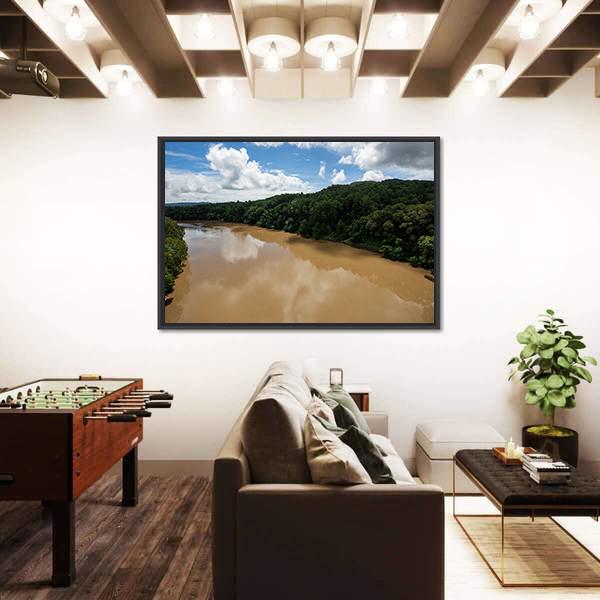 Tropical Rain Forest Of Kuranda Canvas Wall Art-3 Horizontal-Gallery Wrap-25" x 16"-Tiaracle