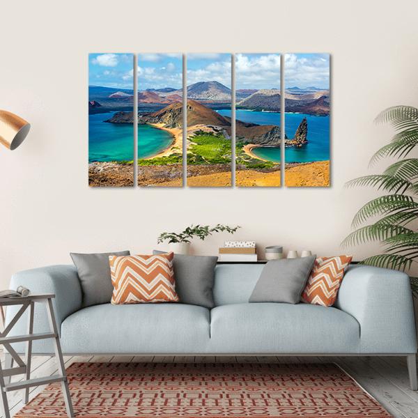 Bartolome Island Ecuador Canvas Wall Art-5 Horizontal-Gallery Wrap-22" x 12"-Tiaracle