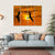 Two Birds Flying Silhouette At Sunset Canvas Wall Art-4 Horizontal-Gallery Wrap-34" x 24"-Tiaracle