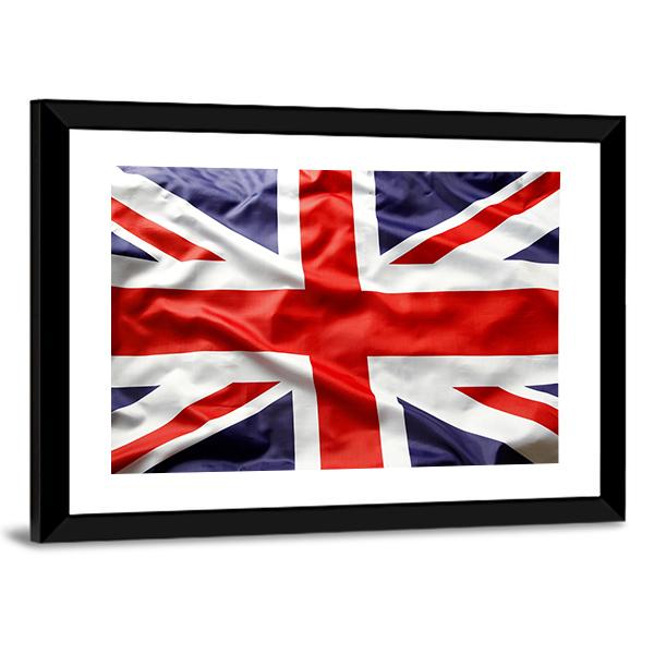 Union Jack Flag Canvas Wall Art-5 Horizontal-Gallery Wrap-22" x 12"-Tiaracle