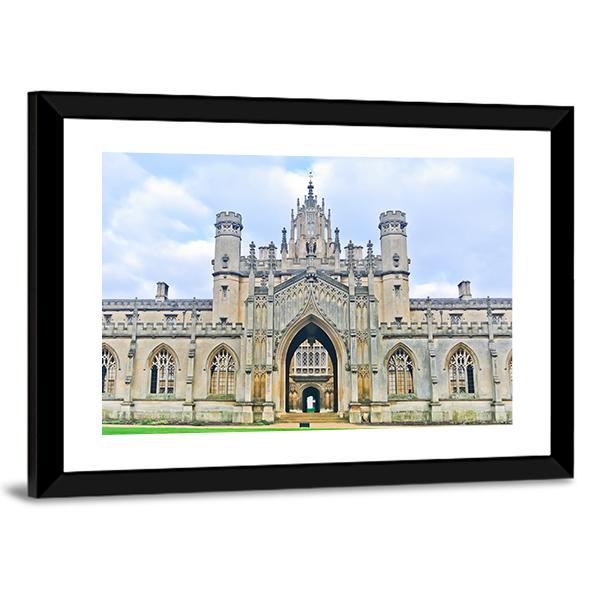 University Of Cambridge In England Canvas Wall Art-3 Horizontal-Gallery Wrap-25" x 16"-Tiaracle