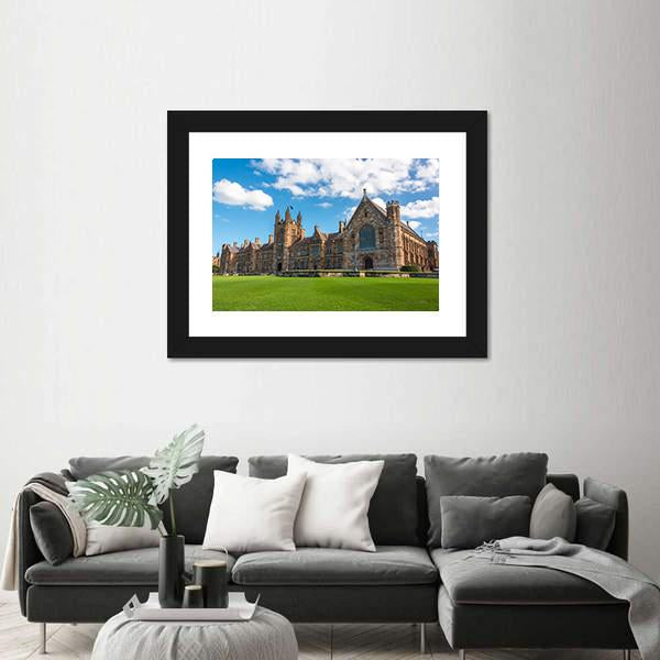 University Of Sydney Gothic Style Canvas Wall Art-3 Horizontal-Gallery Wrap-25" x 16"-Tiaracle