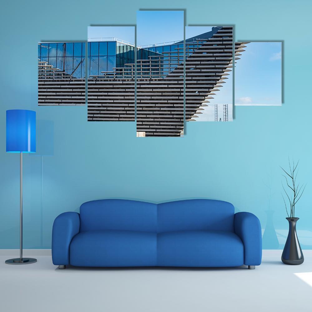 V&A Museum Of Design Canvas Wall Art-5 Star-Gallery Wrap-62" x 32"-Tiaracle