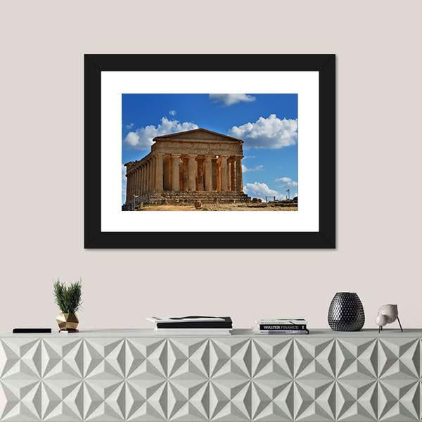 Valley Of The Temples Canvas Wall Art-3 Horizontal-Gallery Wrap-25" x 16"-Tiaracle