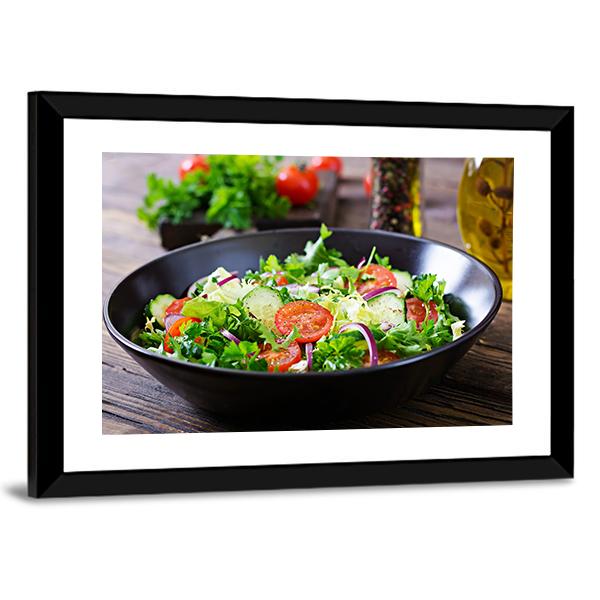 Vegan Vegetable Food Canvas Wall Art-5 Horizontal-Gallery Wrap-22" x 12"-Tiaracle