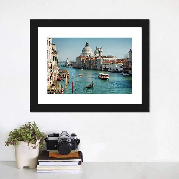 Venice In Daylight Canvas Wall Art-5 Horizontal-Gallery Wrap-22" x 12"-Tiaracle