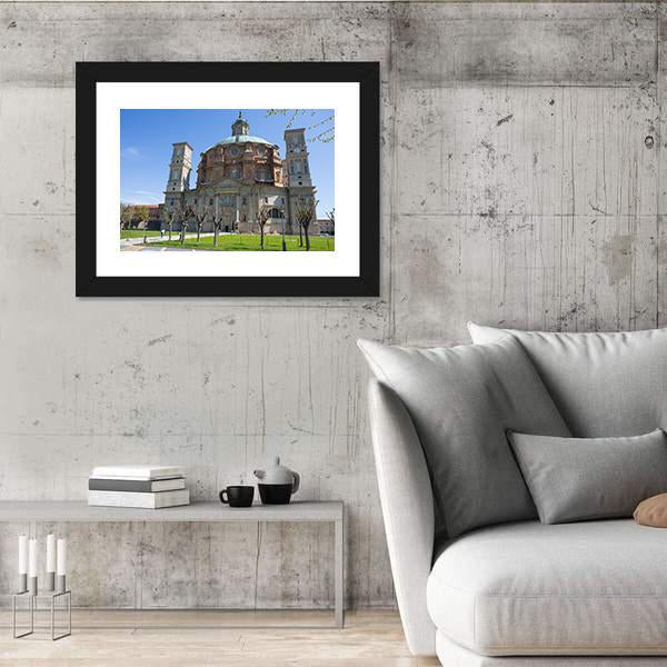Vicoforte Sanctuary Church In Italy Canvas Wall Art-5 Horizontal-Gallery Wrap-22" x 12"-Tiaracle
