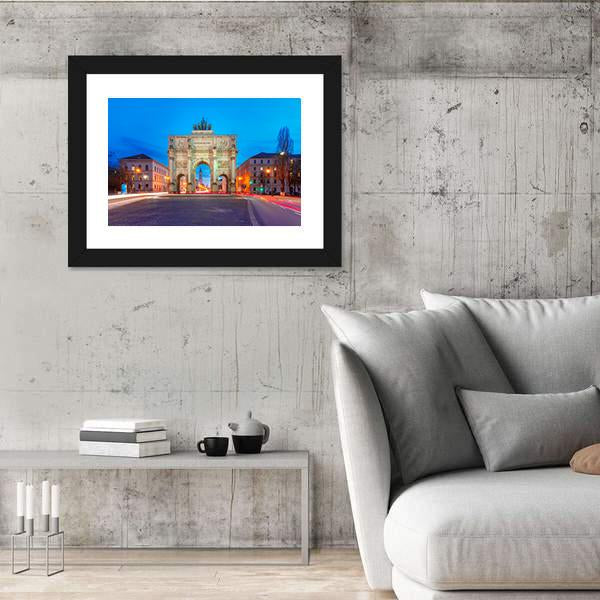 Victory Gate Germany Canvas Wall Art-3 Horizontal-Gallery Wrap-25" x 16"-Tiaracle