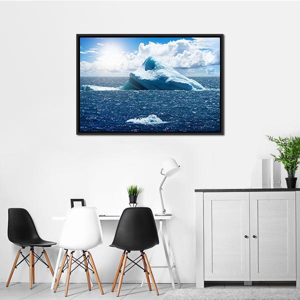 View Of Atlantic Ocean Panoramic Canvas Wall Art-1 Piece-36" x 12"-Tiaracle