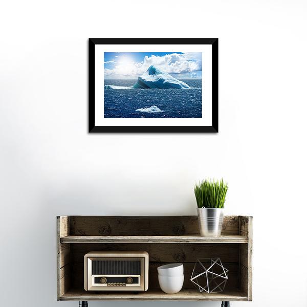 View Of Atlantic Ocean Panoramic Canvas Wall Art-1 Piece-36" x 12"-Tiaracle