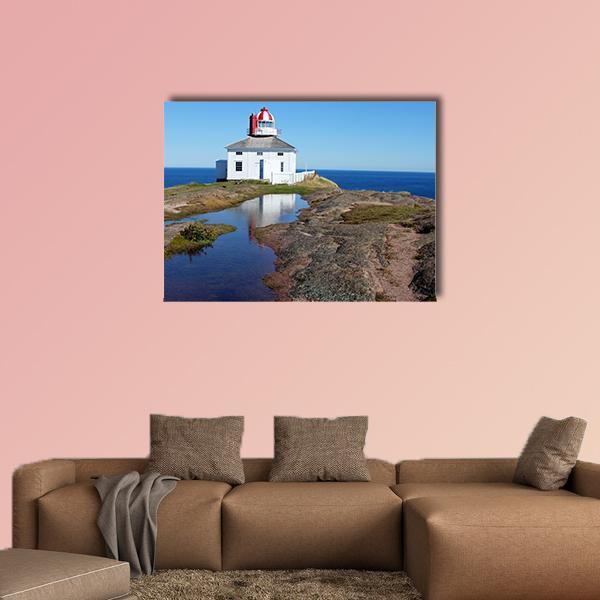 View Of Cape Spear In Canada Canvas Wall Art-1 Piece-Gallery Wrap-48" x 32"-Tiaracle