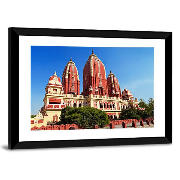View Of Laxmi Narayan Temple In New Delhi Canvas Wall Art-5 Horizontal-Gallery Wrap-22" x 12"-Tiaracle