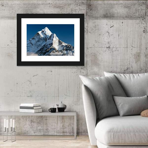 View Of Mount Ama Dablam Nepal Canvas Wall Art-5 Horizontal-Gallery Wrap-22" x 12"-Tiaracle