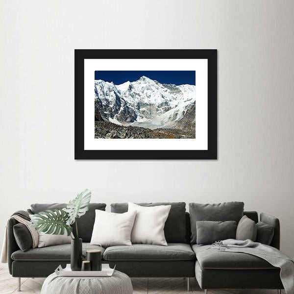 View Of Mount Cho Oyu In Khumbu Valley Canvas Wall Art-5 Horizontal-Gallery Wrap-22" x 12"-Tiaracle
