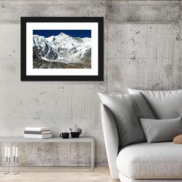 View Of Mount Cho Oyu In Khumbu Valley Canvas Wall Art-5 Horizontal-Gallery Wrap-22" x 12"-Tiaracle
