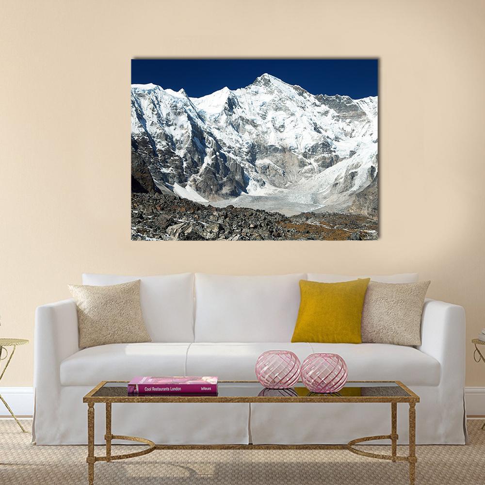 View Of Mount Cho Oyu Canvas Wall Art-1 Piece-Gallery Wrap-36" x 24"-Tiaracle