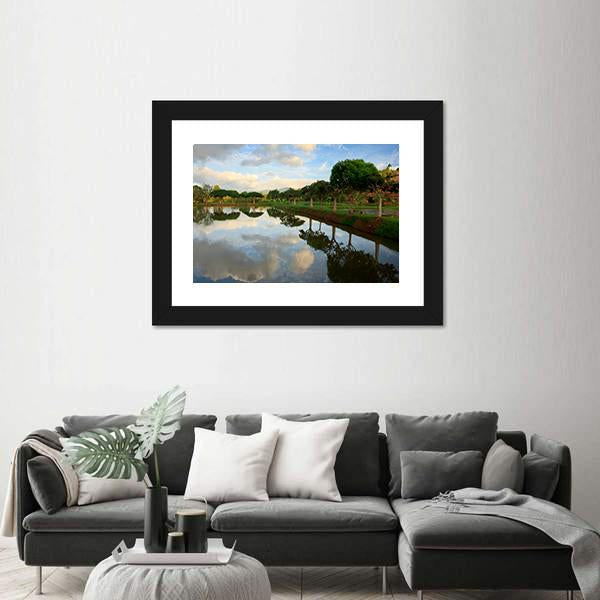View Of Nature In Borneo Sabah Malaysia Canvas Wall Art-3 Horizontal-Gallery Wrap-25" x 16"-Tiaracle