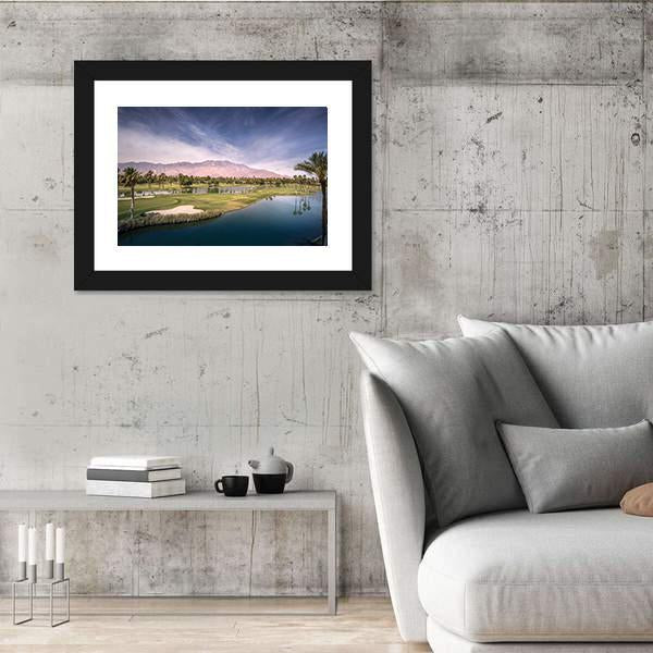 Palm Springs Chino Canyon Panoramic Canvas Wall Art-1 Piece-36" x 12"-Tiaracle