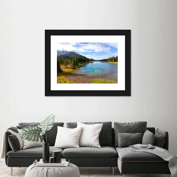 View Of Porcupine Creek In Banff National Park Canvas Wall Art-5 Horizontal-Gallery Wrap-22" x 12"-Tiaracle