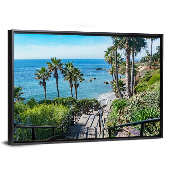 View Of Scenery Around Laguna Beach In California Canvas Wall Art-3 Horizontal-Gallery Wrap-25" x 16"-Tiaracle