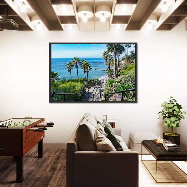 View Of Scenery Around Laguna Beach In California Canvas Wall Art-3 Horizontal-Gallery Wrap-25" x 16"-Tiaracle