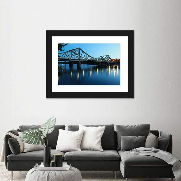 View Of The Glienicker Bridge Canvas Wall Art-3 Horizontal-Gallery Wrap-25" x 16"-Tiaracle