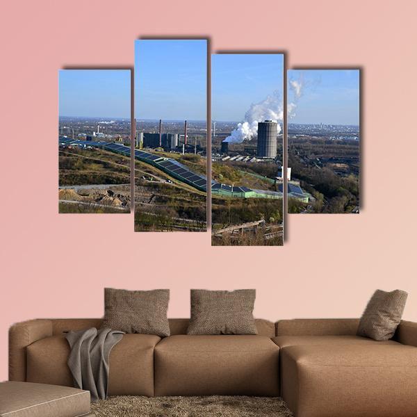 View Of The Ruhr Region Canvas Wall Art-4 Pop-Gallery Wrap-50" x 32"-Tiaracle
