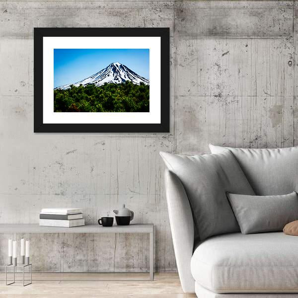 Viluchinskiy Volcano Kamchatka In Russia Canvas Wall Art-5 Horizontal-Gallery Wrap-22" x 12"-Tiaracle