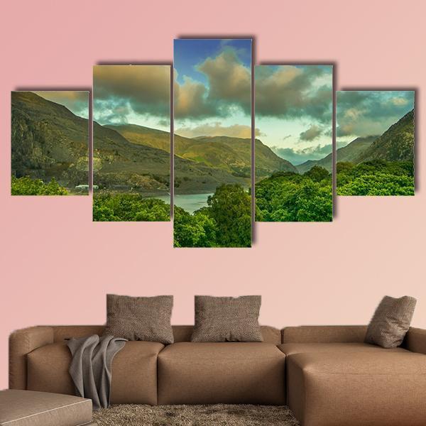 Vivid Memories Canvas Wall Art-5 Star-Gallery Wrap-62" x 32"-Tiaracle