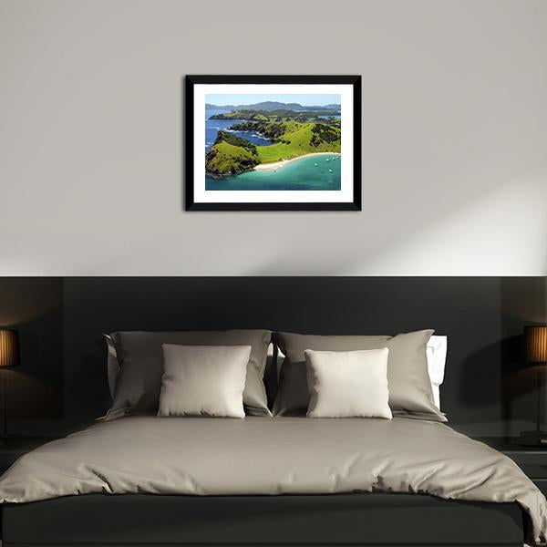 Waewaetorea Island Panoramic Canvas Wall Art-1 Piece-36" x 12"-Tiaracle