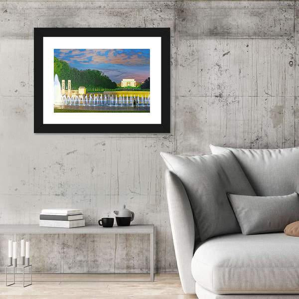 Washington Monument Canvas Wall Art-3 Horizontal-Gallery Wrap-25" x 16"-Tiaracle