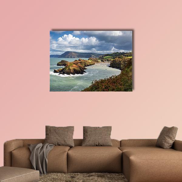 Water Mouth Bay Canvas Wall Art-1 Piece-Gallery Wrap-48" x 32"-Tiaracle